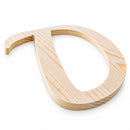 Unfinished Wooden Playball Italic Letter D (6.25 Inches)
