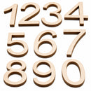 Set of 10 Unfinished Wooden Numbers (1.75 Inches)