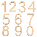 Set of 10 Unfinished Wooden Numbers (1.75 Inches)