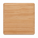 Unfinished Unpainted Wooden Square Shape Plaque DIY Unpainted Craft 6 Inches