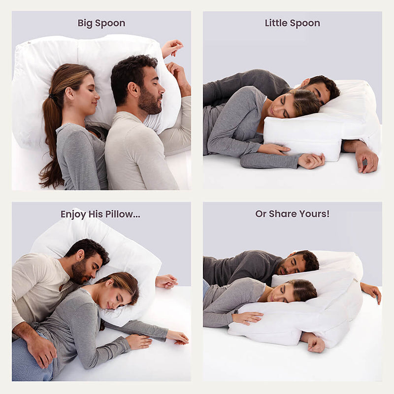 Wife Pillow - Feather/ Down - Sleep On Side, Stomach, Hip & Back