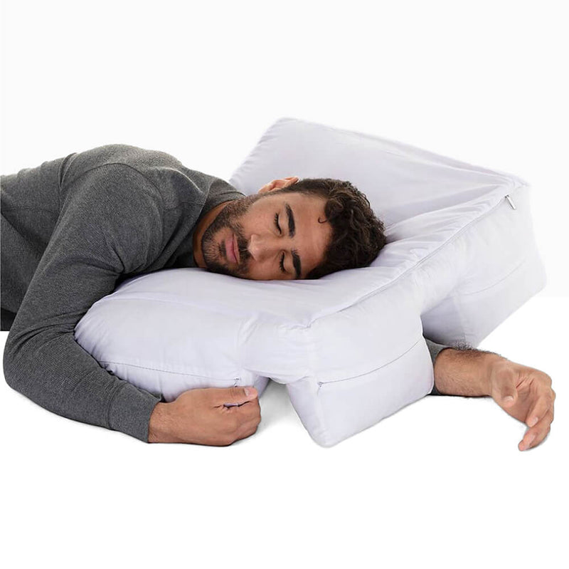 Wife Pillow - Down Alternative Fiber Fill - Front, Back & Side Sleeper Pillow With Arm Hole