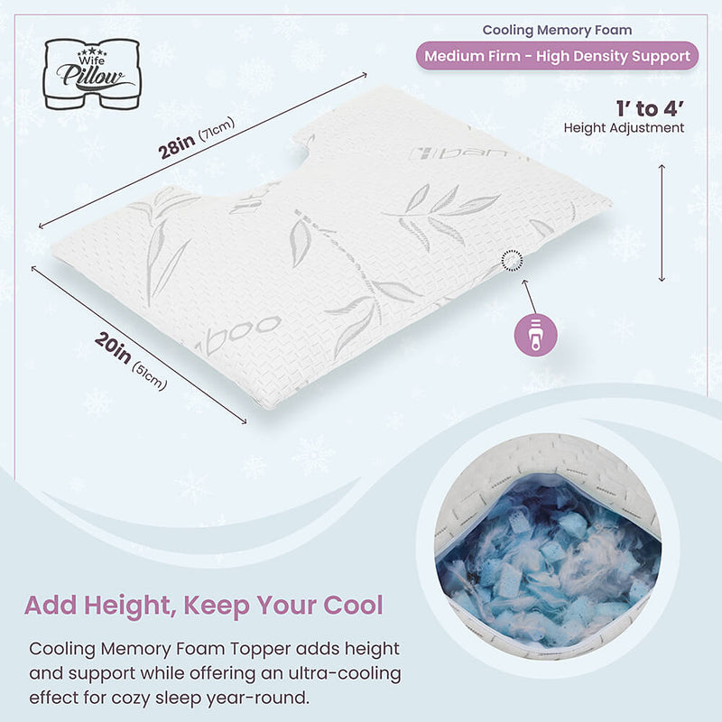 Cooling Shredded Memory Foam Topper