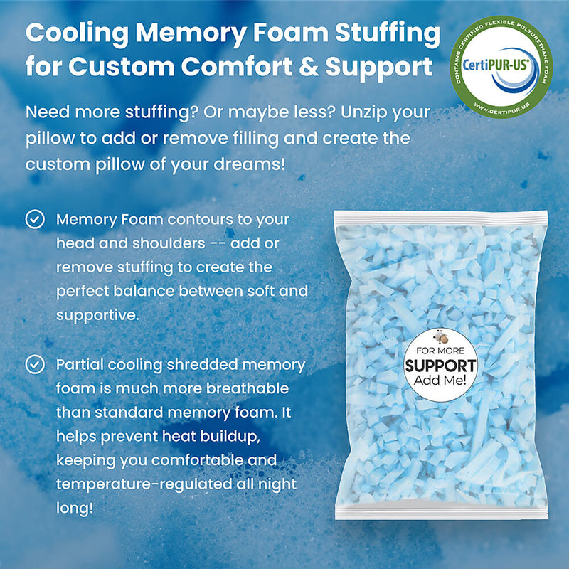 Cooling Shredded Memory Foam Topper