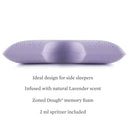 Shoulder Cutout Zoned Dough Lavender Scented Pillow