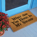 What Are You Doing in My Swamp Door Mat