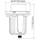 Shrouded Inground Well Lights for MR16 Bulbs with Lead Wire
