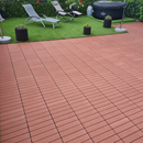 Deck Tiles - Premium WPC Interlocking | DECKO (11.8" x 11.8" x 0.8") - choose color - (One Piece)