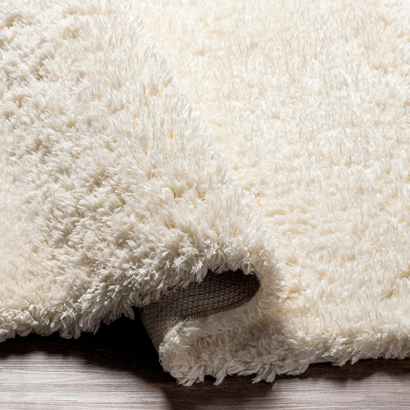 Siari Solid Cream Plush Rug