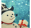 Snowman Memory Block Tile - Retired