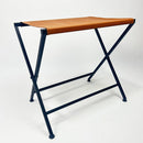 Foldable Metal Suitcase Rack with Full Genuie Leather