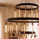 Sidero 3-Tier Round Chandelier