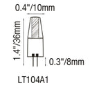 Silicone Bulb G4 LED 2W – Warm White & RGB Low-Voltage Light