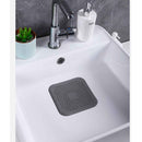 Silicone Drain Hair Catcher – Square Sink Strainer with Suction