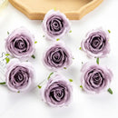 Silk blue artificial flowers for wedding party decor bedroom rose