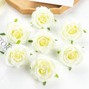 Silk blue artificial flowers for wedding party decor bedroom rose