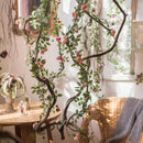 Artificial Silk Rose Vine 57" Long