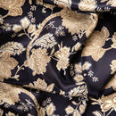 Esmeralda - Silk Scarf Shawl - Black & Gold
