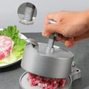Silver aluminum meat press tool – kitchen hamburger press