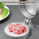 Silver aluminum meat press tool – kitchen hamburger press