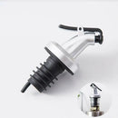 Silver and black lever bottle cap stopper set kitchen dispenser