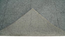 Silver and Gray Hand Woven 8x10 Trellis Moroccan Rug Made with Fine Wool | TRDCP78810