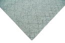 Silver and Gray Hand Woven 9x12 Trellis Moroccan Rug Made with Fine Wool | TRDCP101912