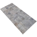 Silver Antique Pattern Brushed, Chiseled, and Partially Filled - Full Truckload angle view