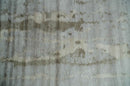 Silver, Beige and Gray Modern Abstract Hand knotted 6x9 Bamboo Silk Area Rug