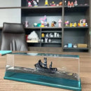 DecorBites™ Black Pearl Pirate Ship Drift Bottle Desktop Ornament