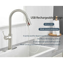 Silver brush nickel touchless sensor faucet kitchen accessories