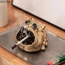 DecorBites™ Bulldog Ceramic Ashtray | Desktop Smoking Accessory | Portable Weed Ash Tray