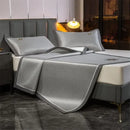 DecorBites™ Carbon Light Cooling Mat: Luxury Breathable Bed Protection Pad for Cool Summer Sleep