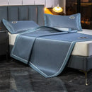 DecorBites™ Carbon Light Cooling Mat: Luxury Breathable Bed Protection Pad for Cool Summer Sleep