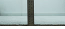 Silver design Modern Abstract Hand Knotted Bamboo Silk Area Rug