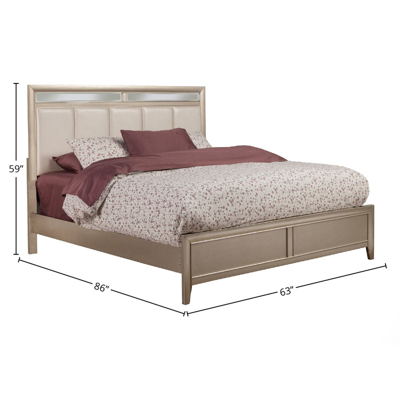 Silver Dreams Bed, Silver