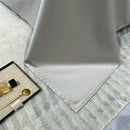 Silver gray 1200tc embroidery egyptian cotton bedding set bedroom