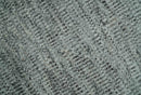 Silver, Gray and Charcoal Contemporary Hand knotted 6.6x10 wool Area Rug
