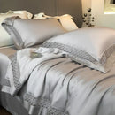 Silver gray eucalyptus fiber summer quilt bedroom bedding set