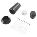 Silver hexagonal aluminum espresso distributor wdt tool kitchen accessory