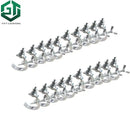 Silver metallic aluminium light hook for led par moving head clamp