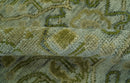 Silver, Olive and Green Traditional Floral motifs design 8x10 wool area rug