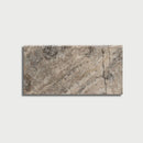 Silver Honed Unfilled Bullnose Travertine Pool Coping 12x12 5cm