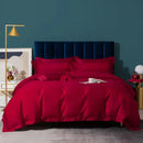Silver satin egyptian cotton bedding set bedroom luxury 1000tc
