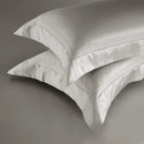Silver satin egyptian cotton bedding set bedroom luxury 1000tc