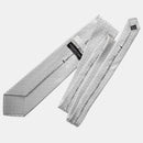 Barbera - Silk Jacquard Tie - Silver
