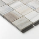 Silver Sky Honed 2x2 Marble Mosaics 12x12
