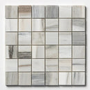Silver Sky Honed 2x2 Marble Mosaics 12x12