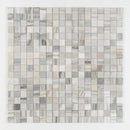 Silver Sky Polished 2x2 Marble Mosaics 12x12