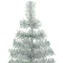 Silver Tinsel Christmas Tree